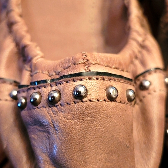 Miu Miu Purple Stone Studded Ballet Flats - Picture 7 of 9